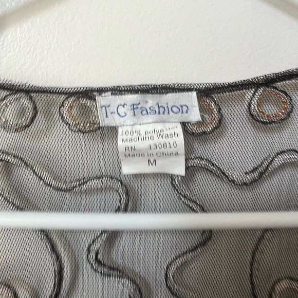 Vintage open front see through jacket - Picture 3 of 5